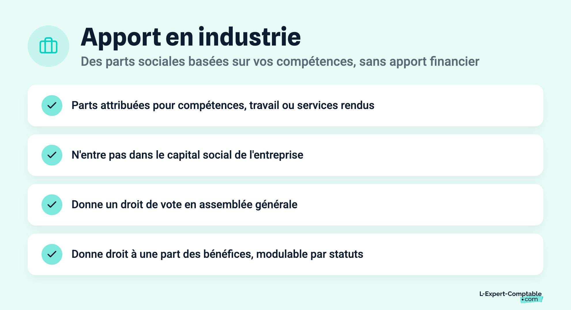 Apport en industrie